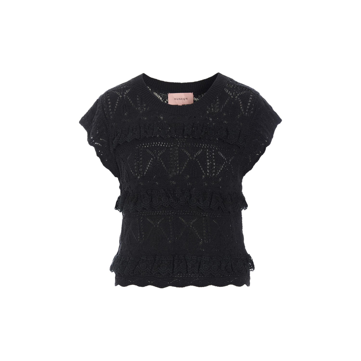 Sienna Knit Top, black