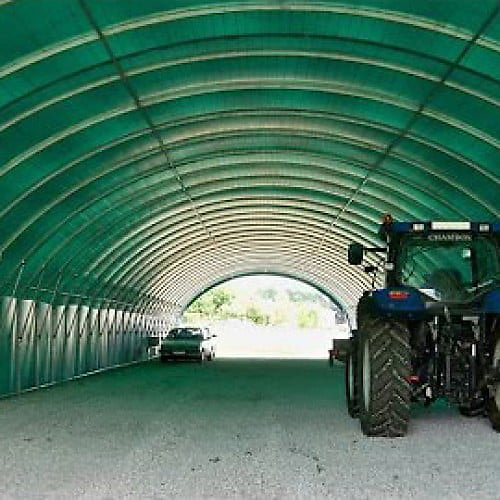 Bâche camion 640 gr/m - gris anthracite - Long 12 m, Larg 5 m