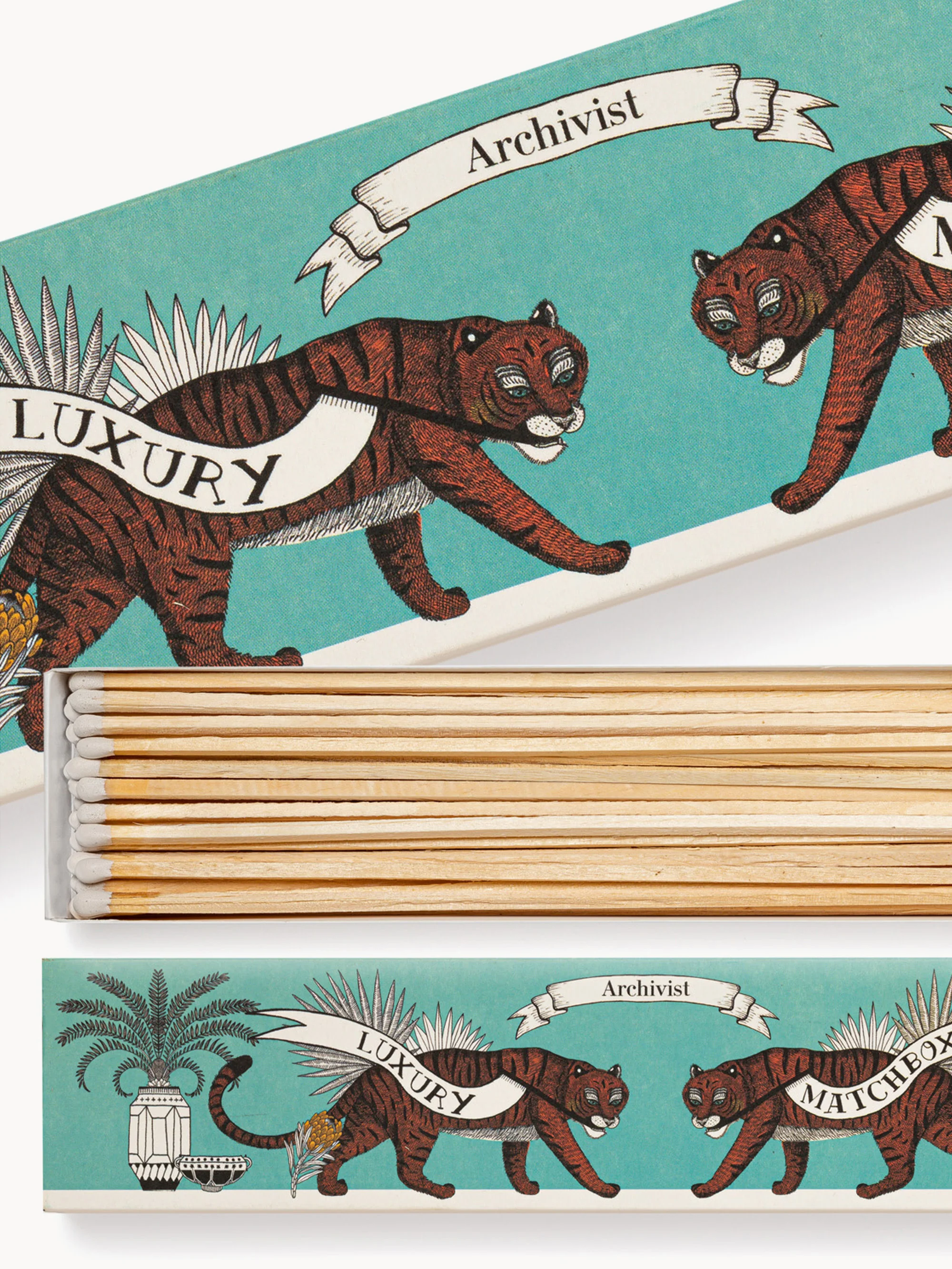 Design Streichholzschachtel Long Tiger