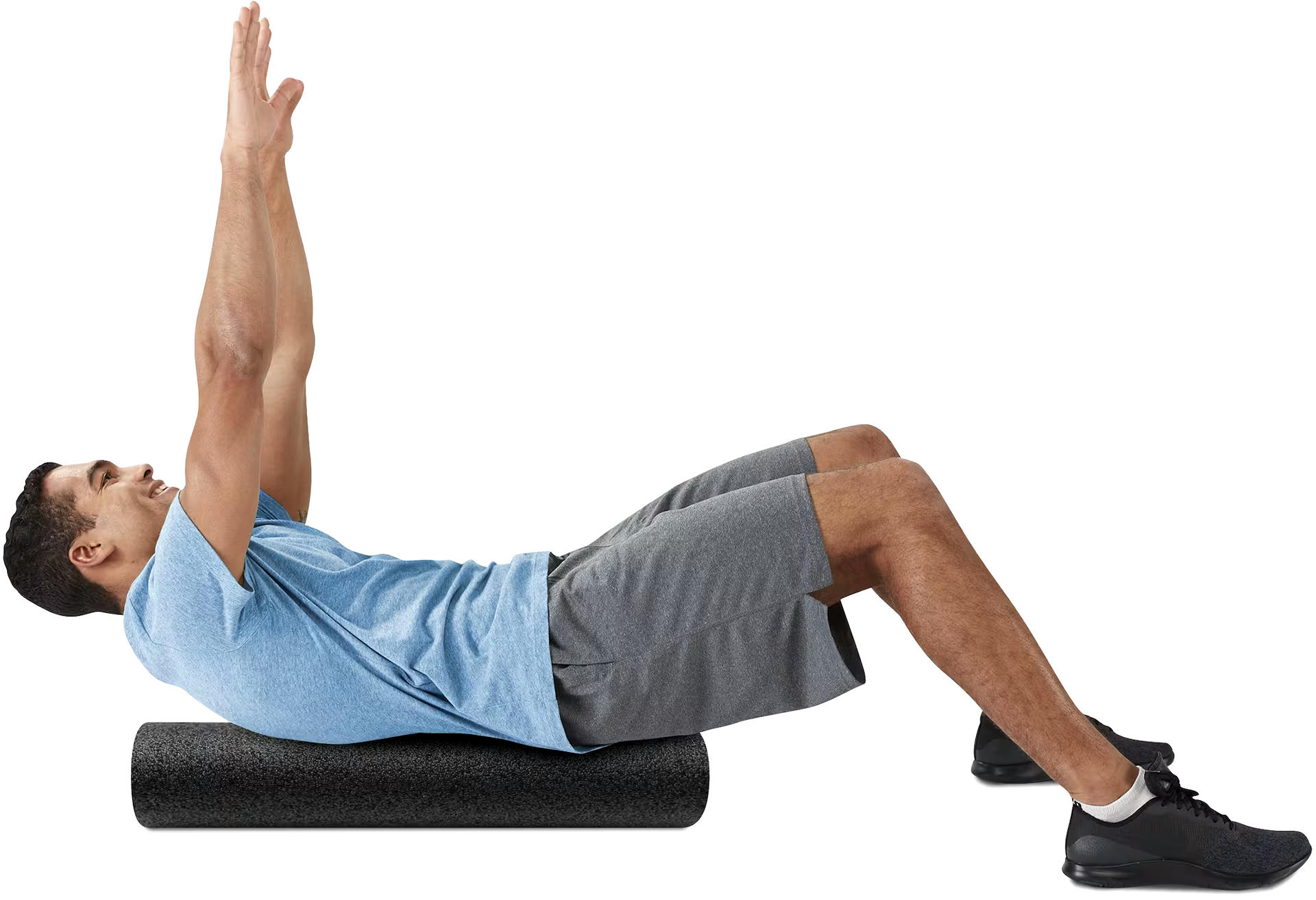 Renew Yoga Foam Roller, Grey, 30-in