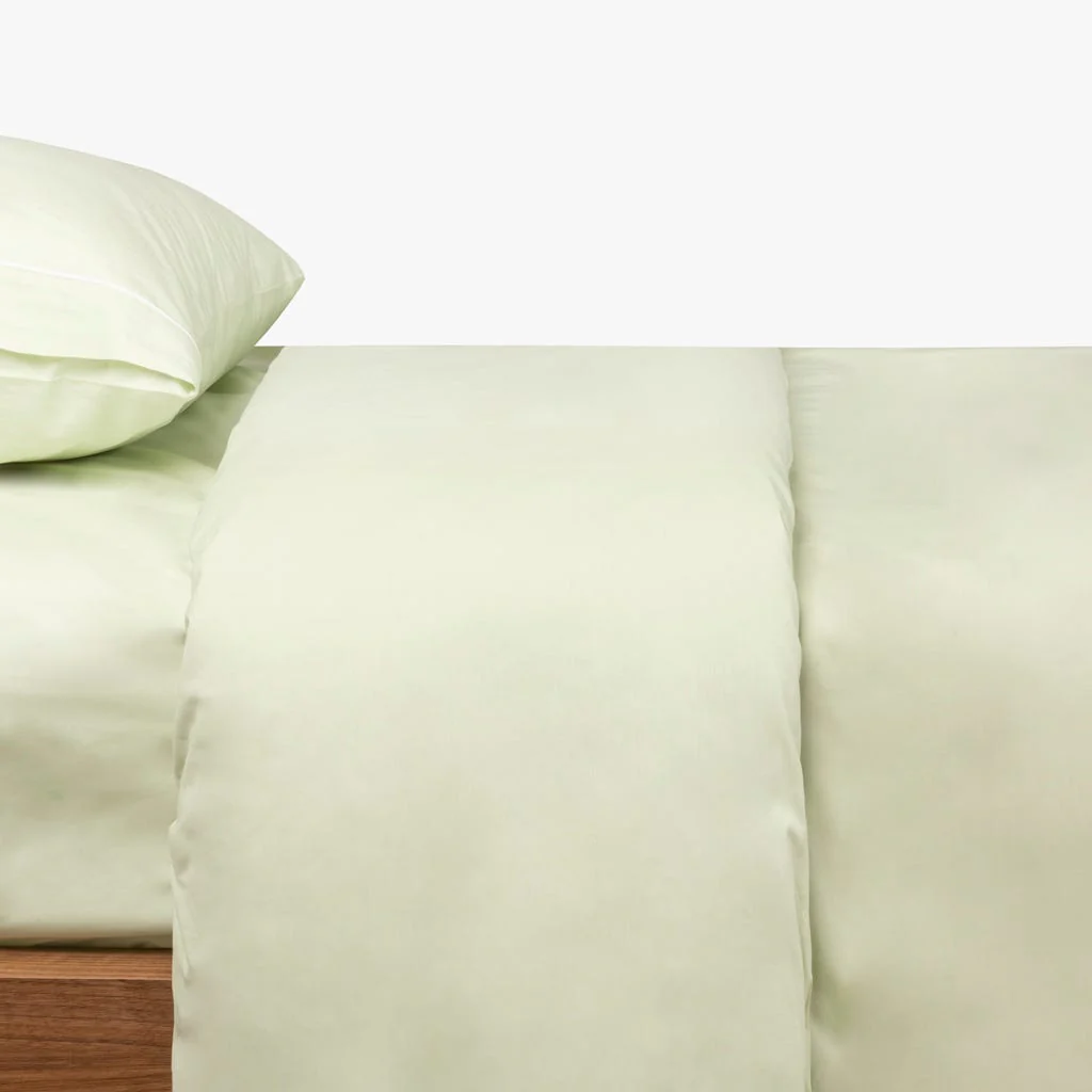 Capa de Edredão Algodão Percal Verde 140x220 SAMOA