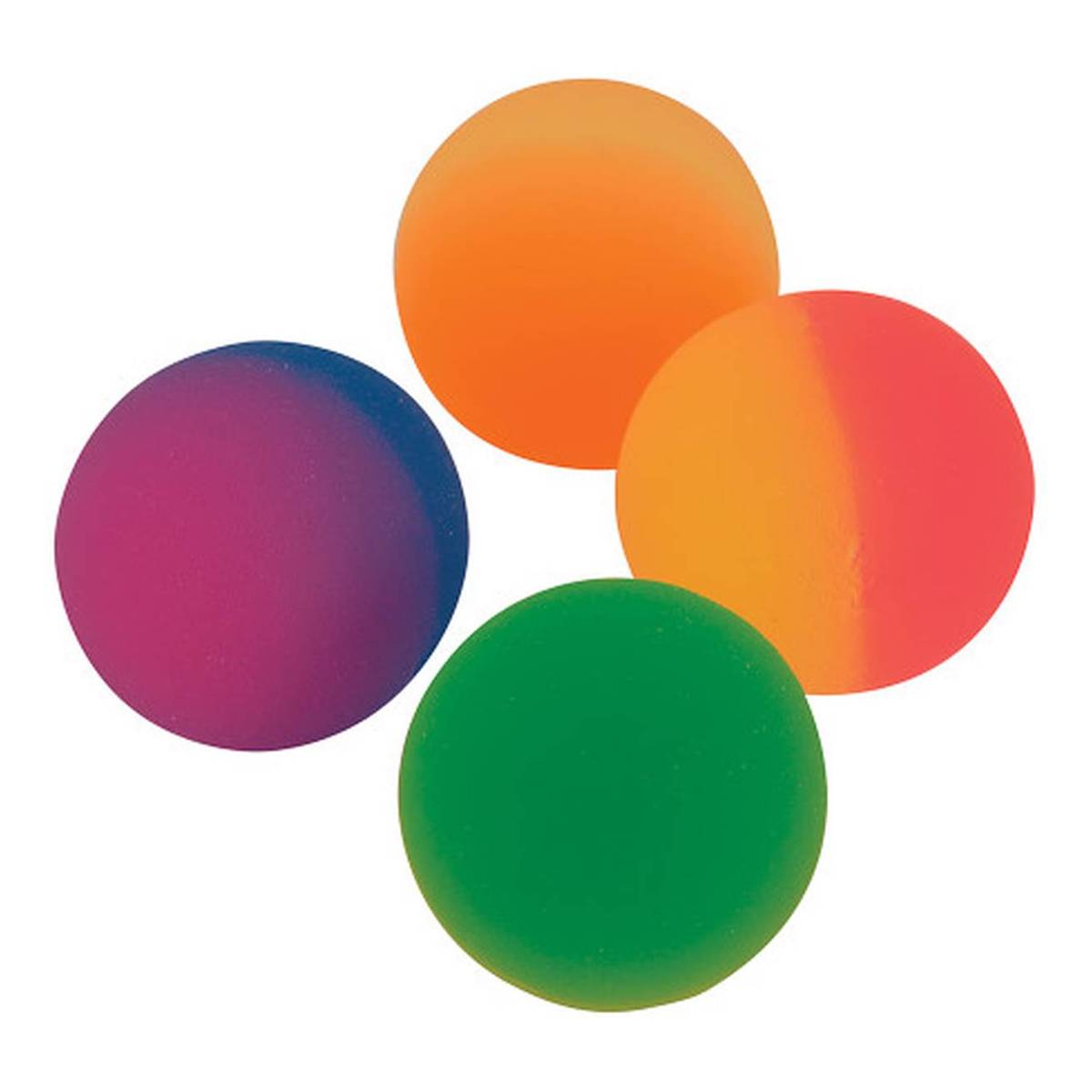 Two Tone Bounce Balls 8 Pack