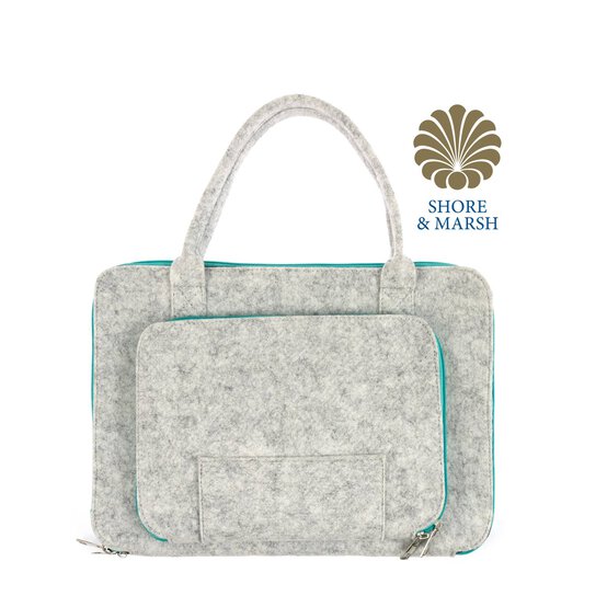 Shore & Marsh Light Grey Storage Bag