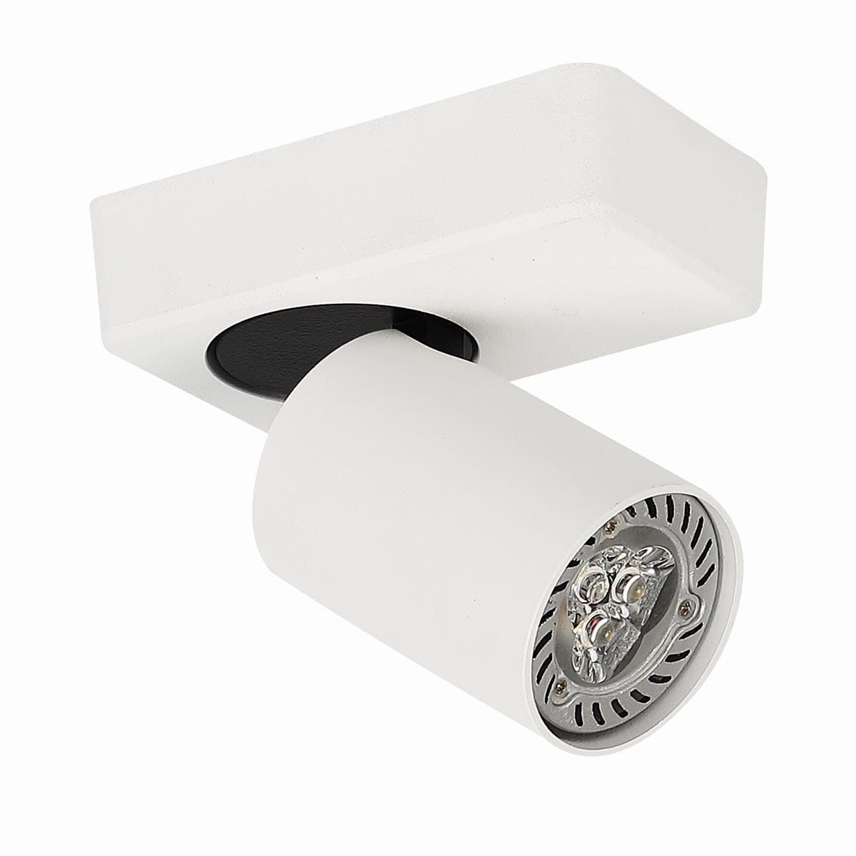 Spot okrągły biały FEDERICA 1xGU10x25W wym:13x13x7cm IP20 Italux
