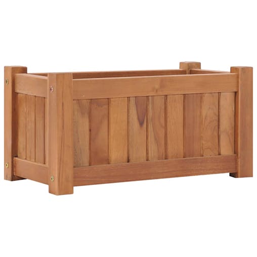 NNEVL Raised Bed 50x25x25 cm Solid Teak Wood