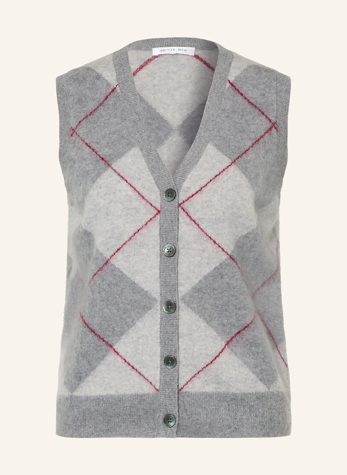 SAINTE MER Strickweste mit Merinowolle