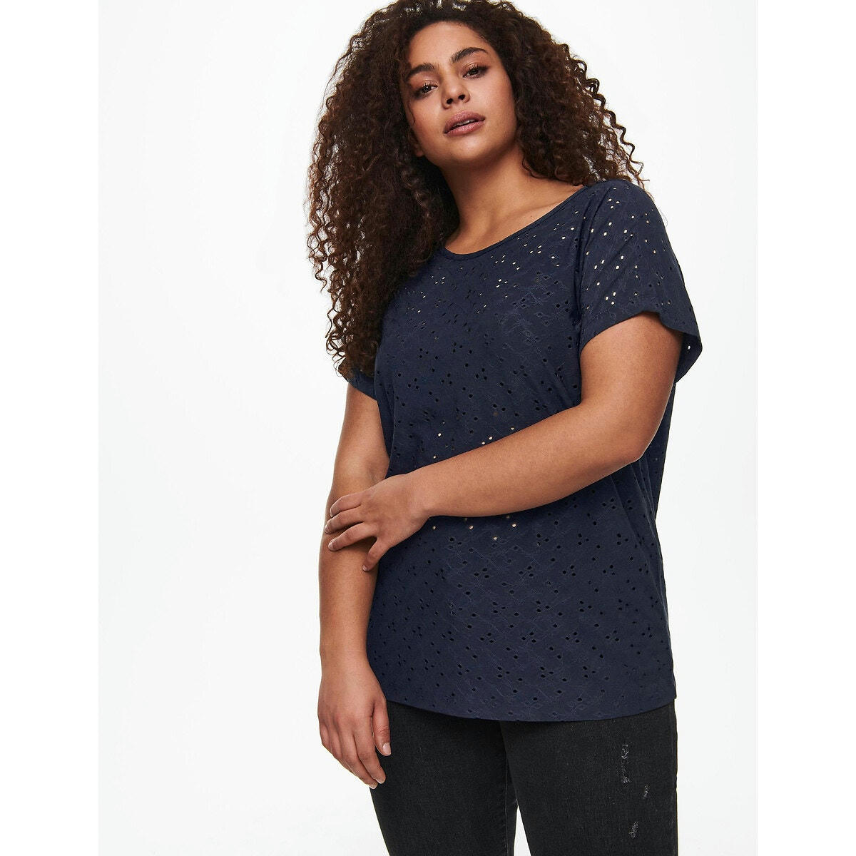 T-shirt col rond manches courtes