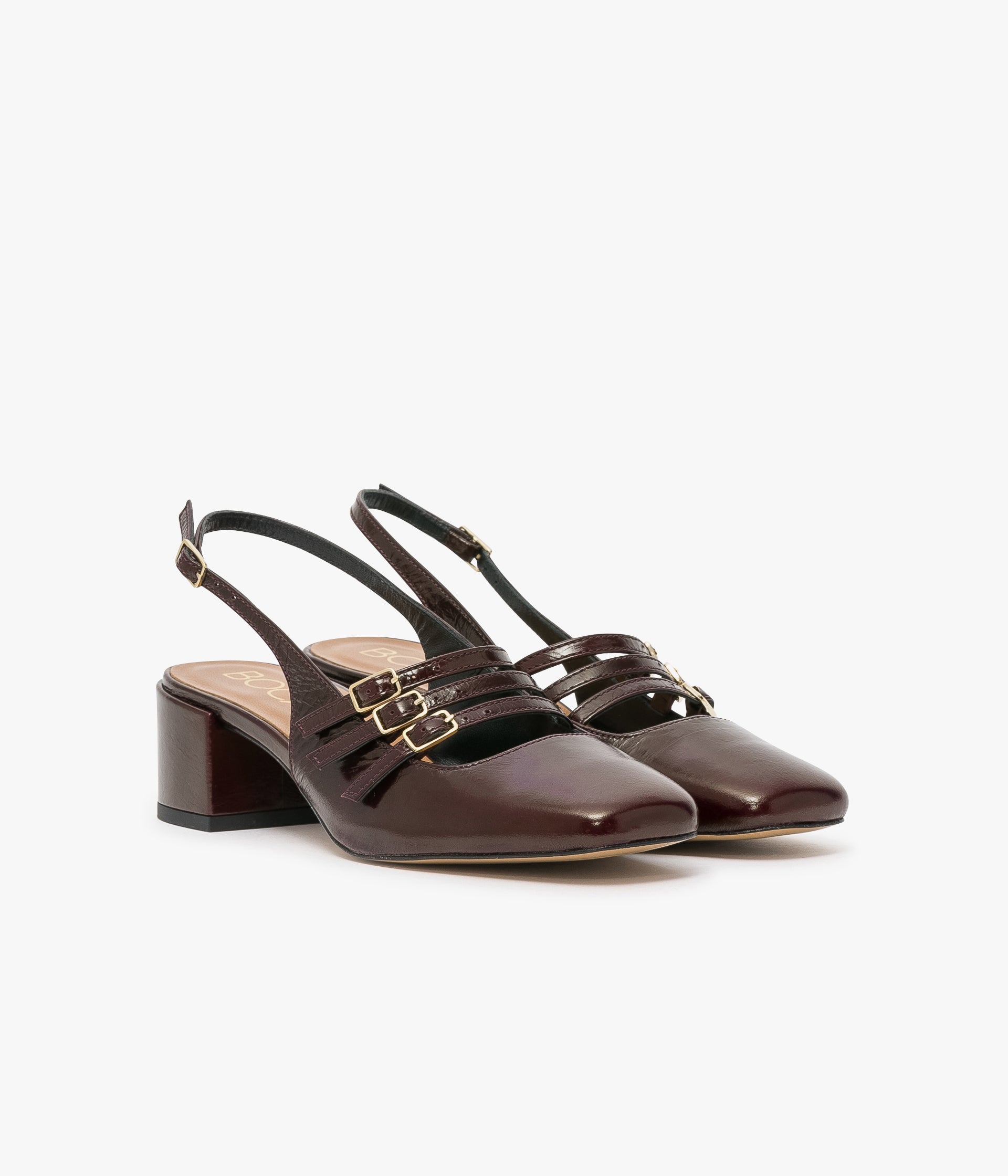 Babies slingback Demi acajou