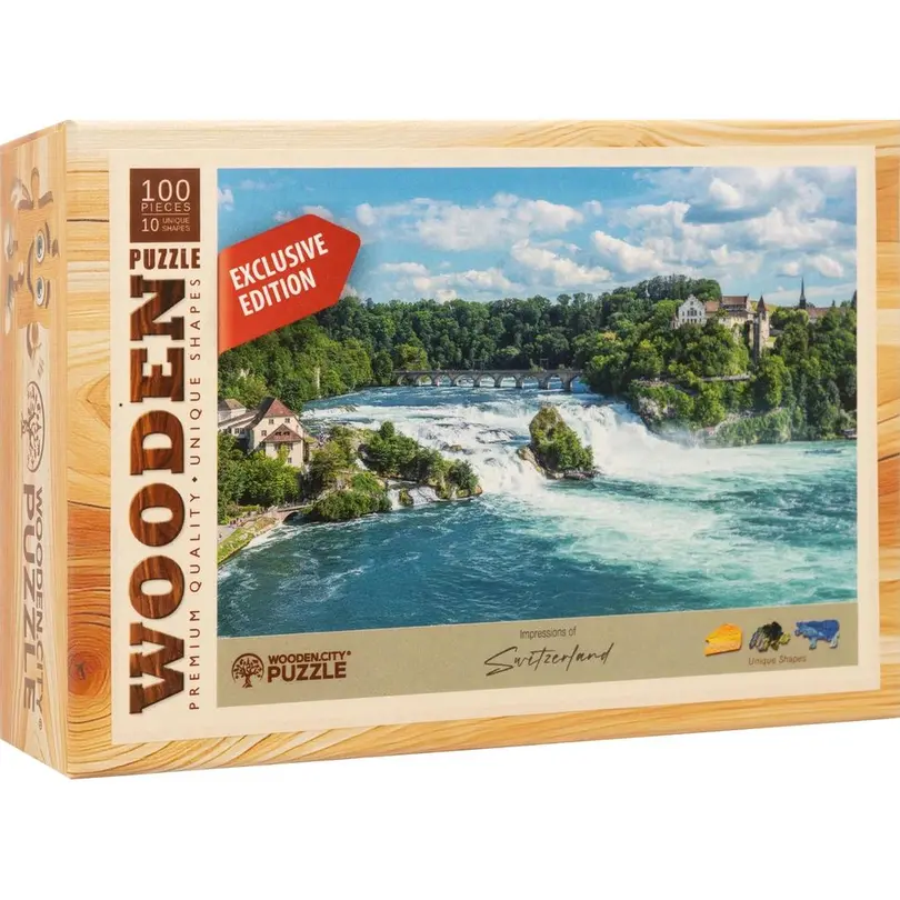 Puzzle 100-teilig Wooden City