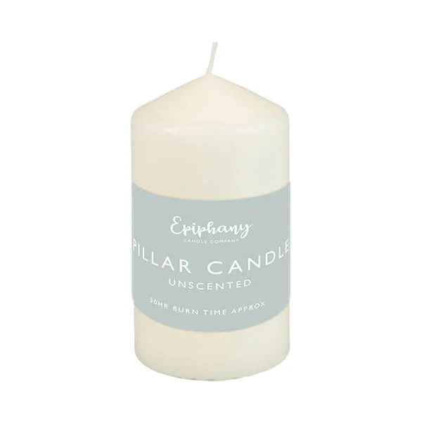 Epiphany Unscented Pillar Candle 50 Hr
