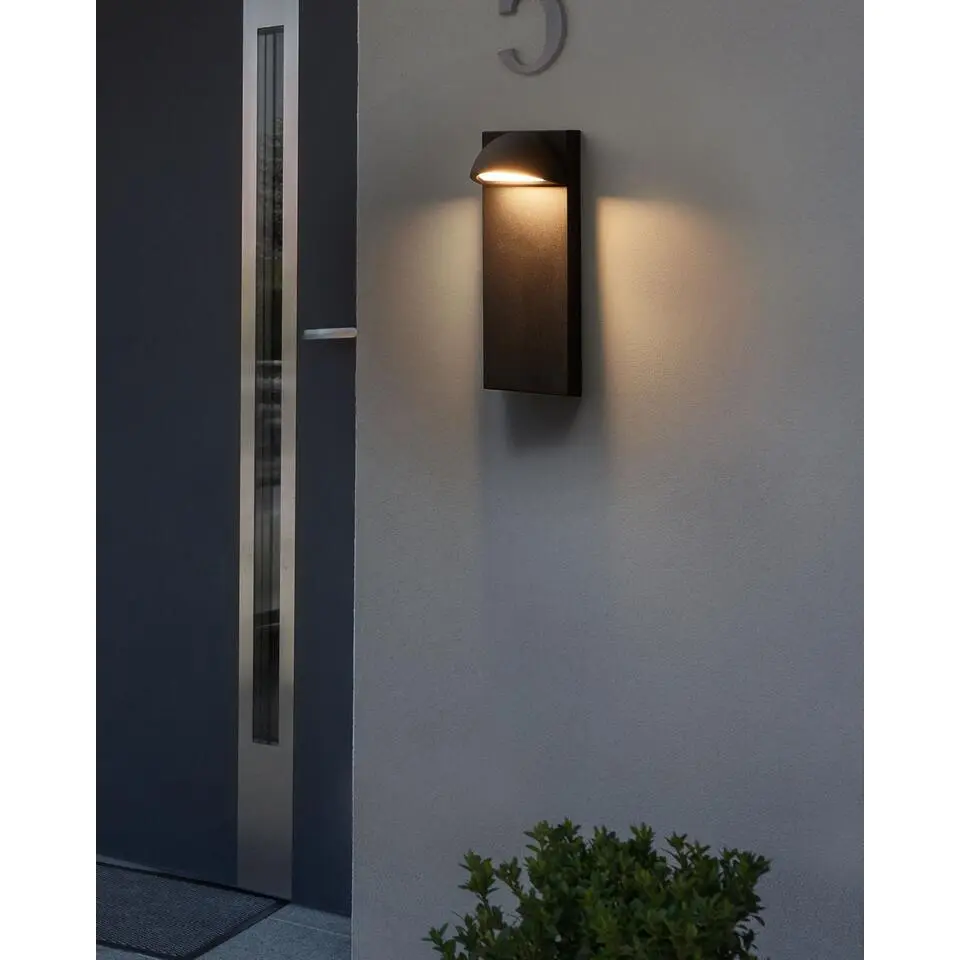 SAJUR - Wandlamp - Zwart - Ijzer