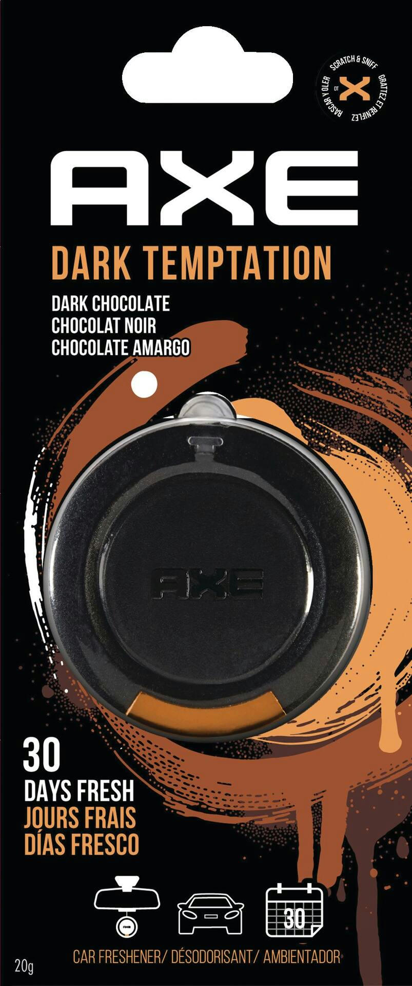 Axe Dark Temp 3D Hanging Gel Car Air Freshener