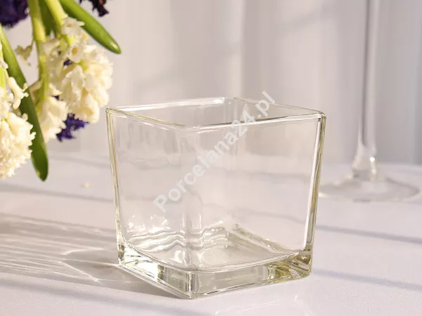 Wazon kwadratowy 10x10x10cm Duif - Abbey 44.KAD-60300