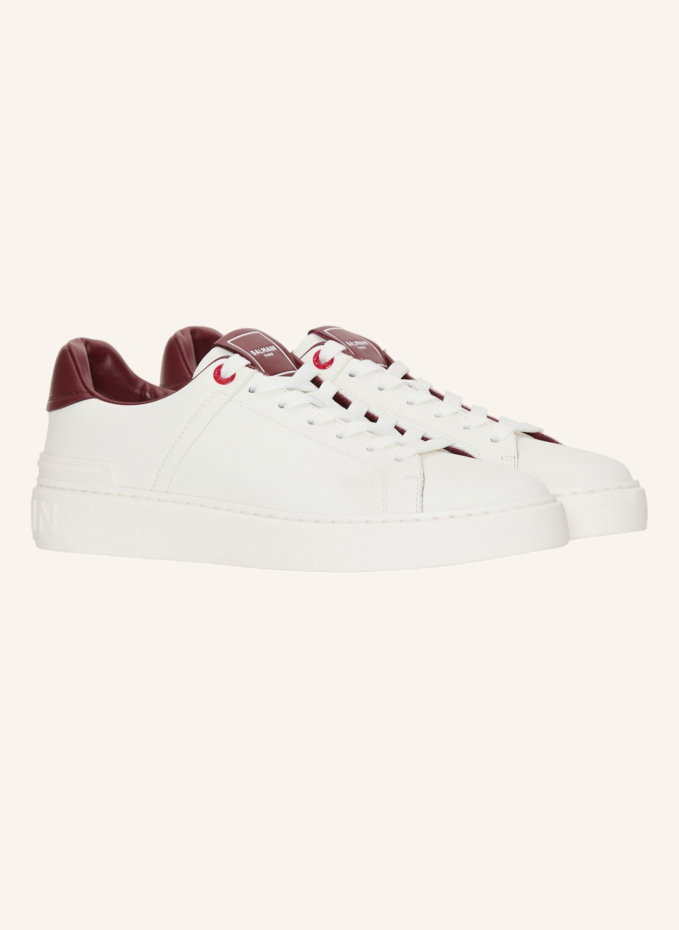 BALMAIN B-Court Sneakers aus Glattleder