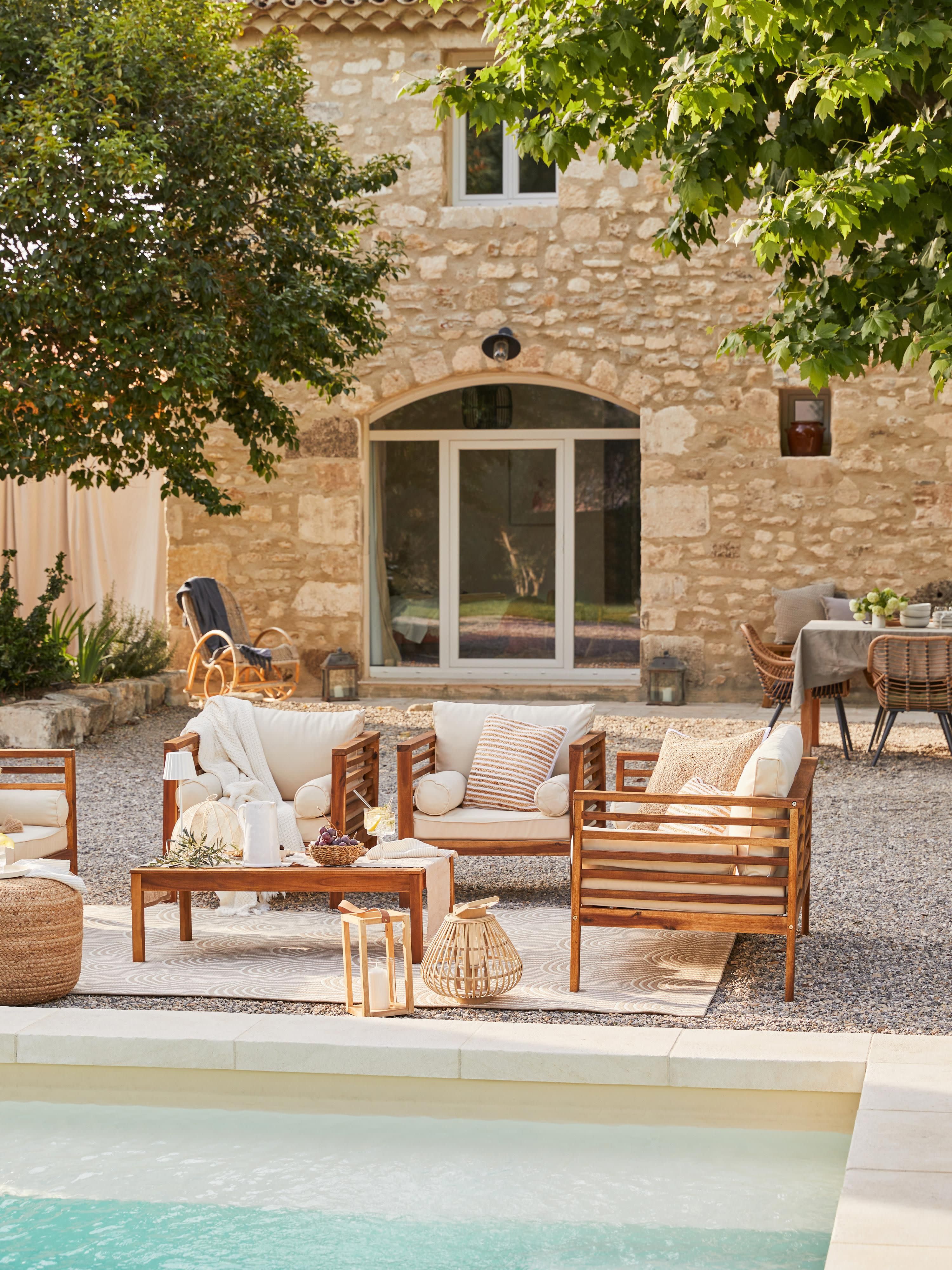 Garten-Loungesessel Bo aus Akazienholz