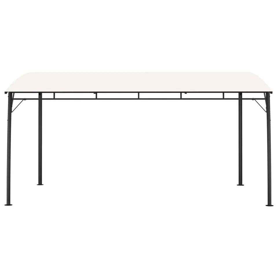 vidaXL - Zonneluifel - Cr&egrave;me - Polyester - 4 x 3 x 2.55 m