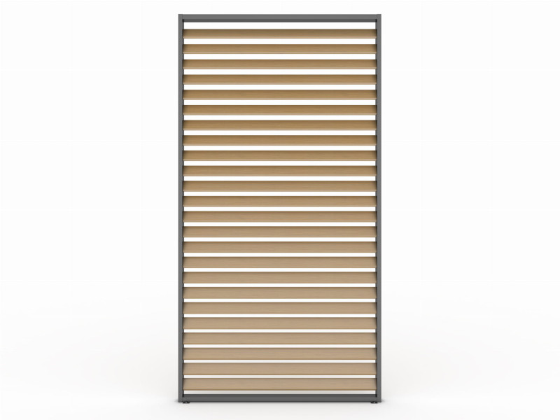 Panel żaluzjowy do pergoli 3m aluminiowy w kolorze drzewna