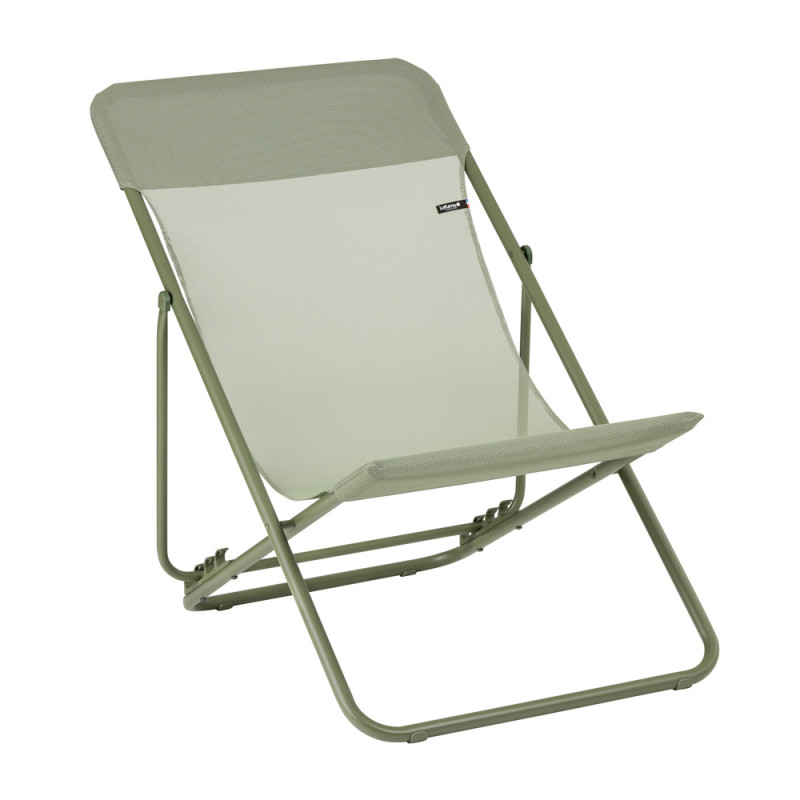 Chaise longue Maxi transat vert