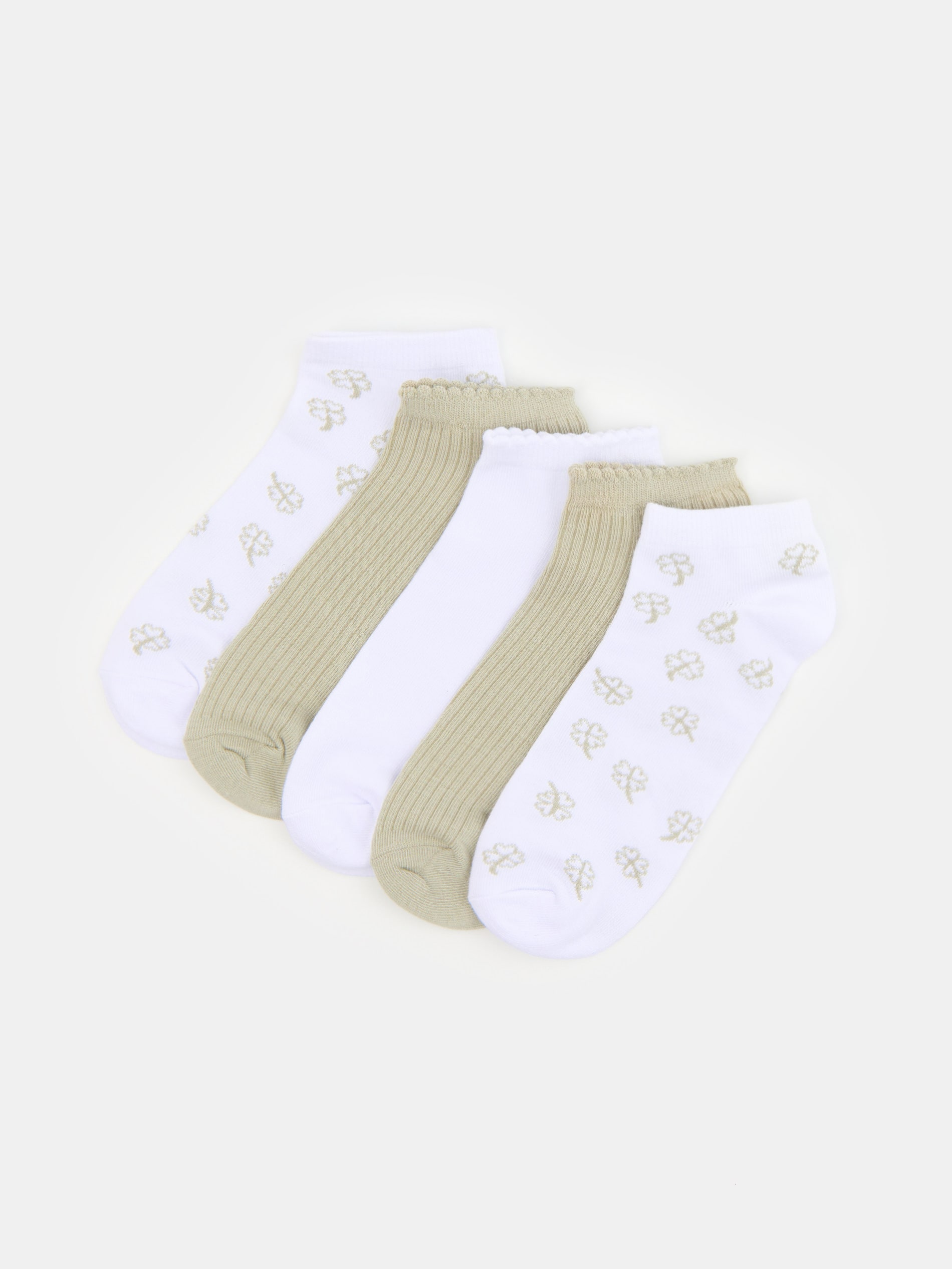 Prążkowane skarpetki 5 pack