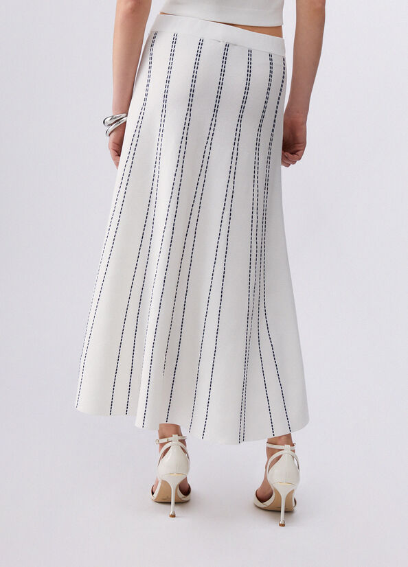 Gonna midi in maglia