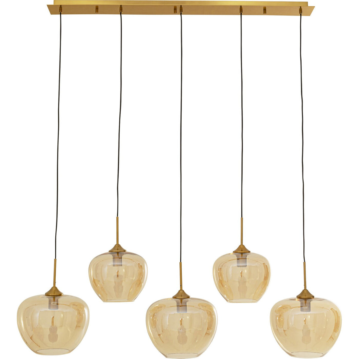Kare Design Hanglamp Sphere 5 amber