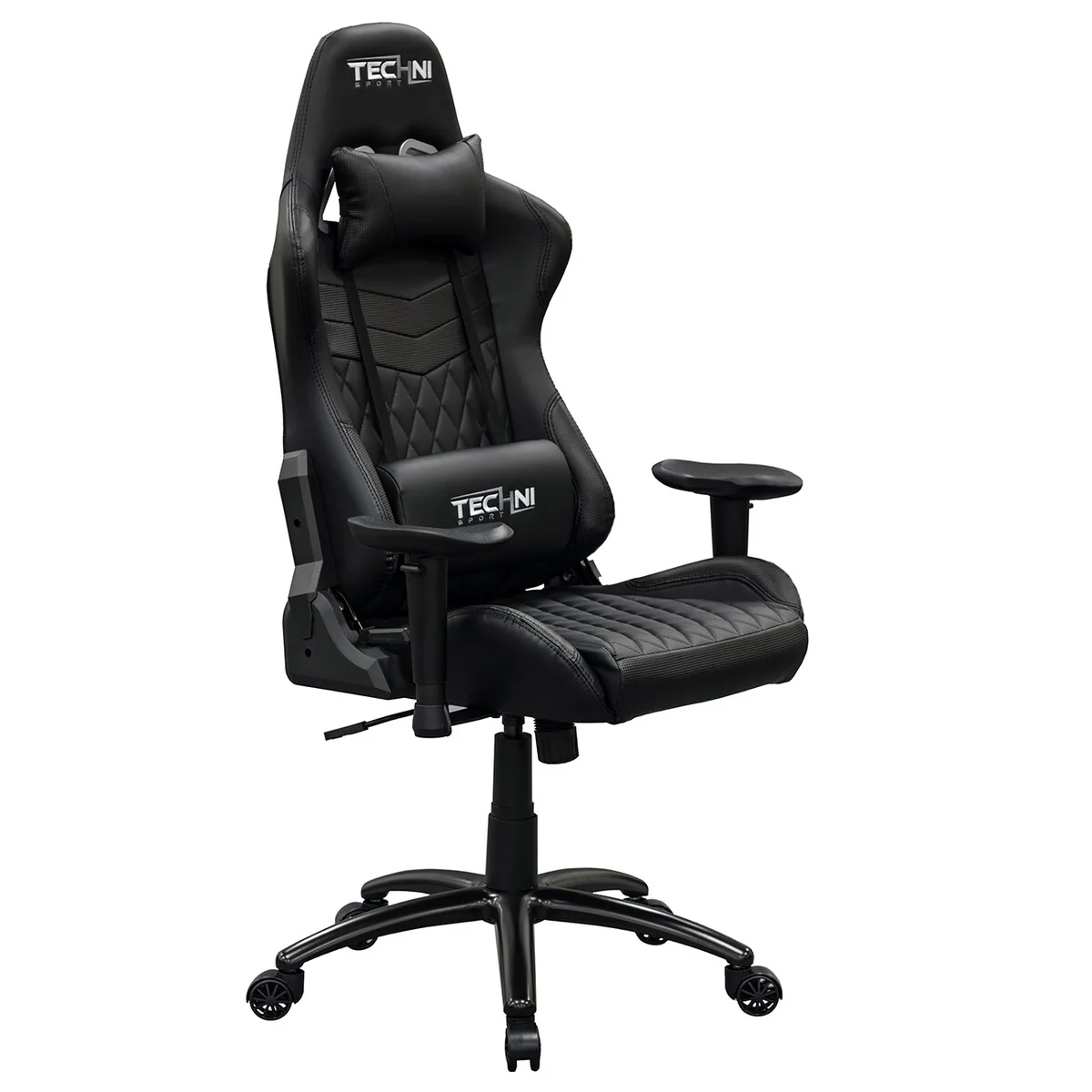 Ergonomic High Back Racer Style PC Gaming Chair, Black