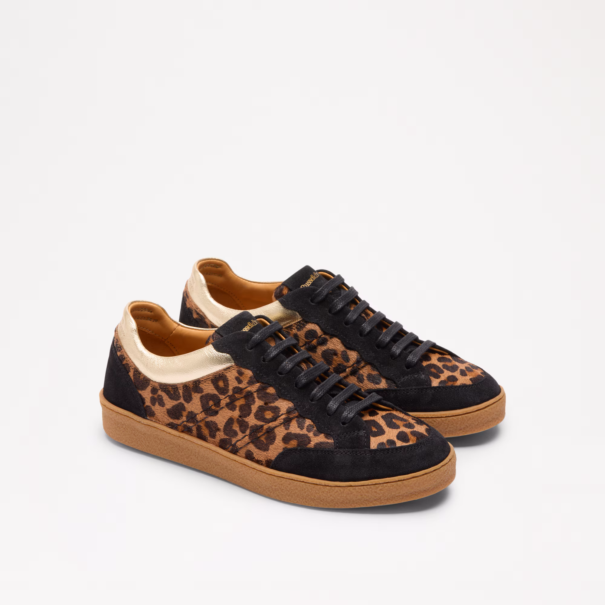 Roller<br>Scalloped Lace Up Trainer