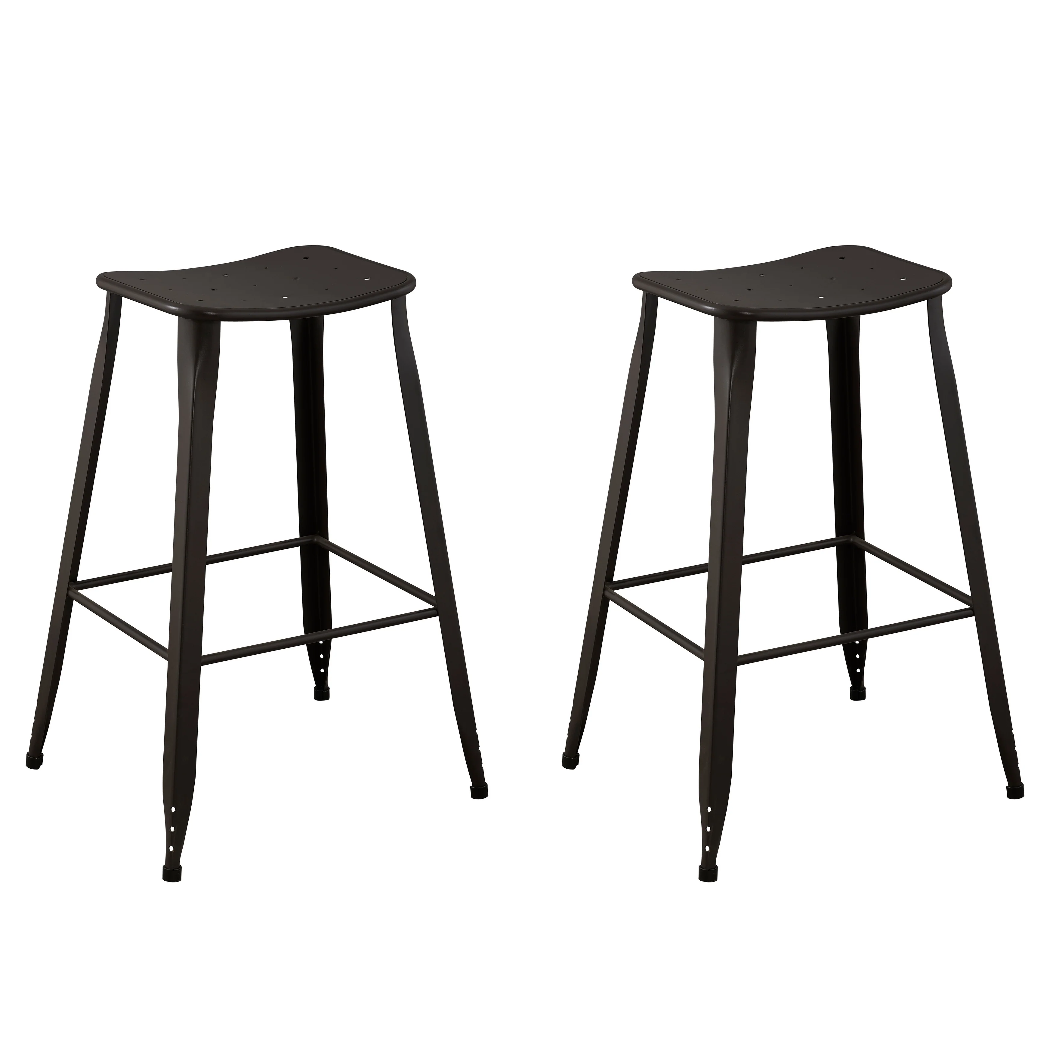 ACEssentials Saddle Backless Barstool 2PK 29