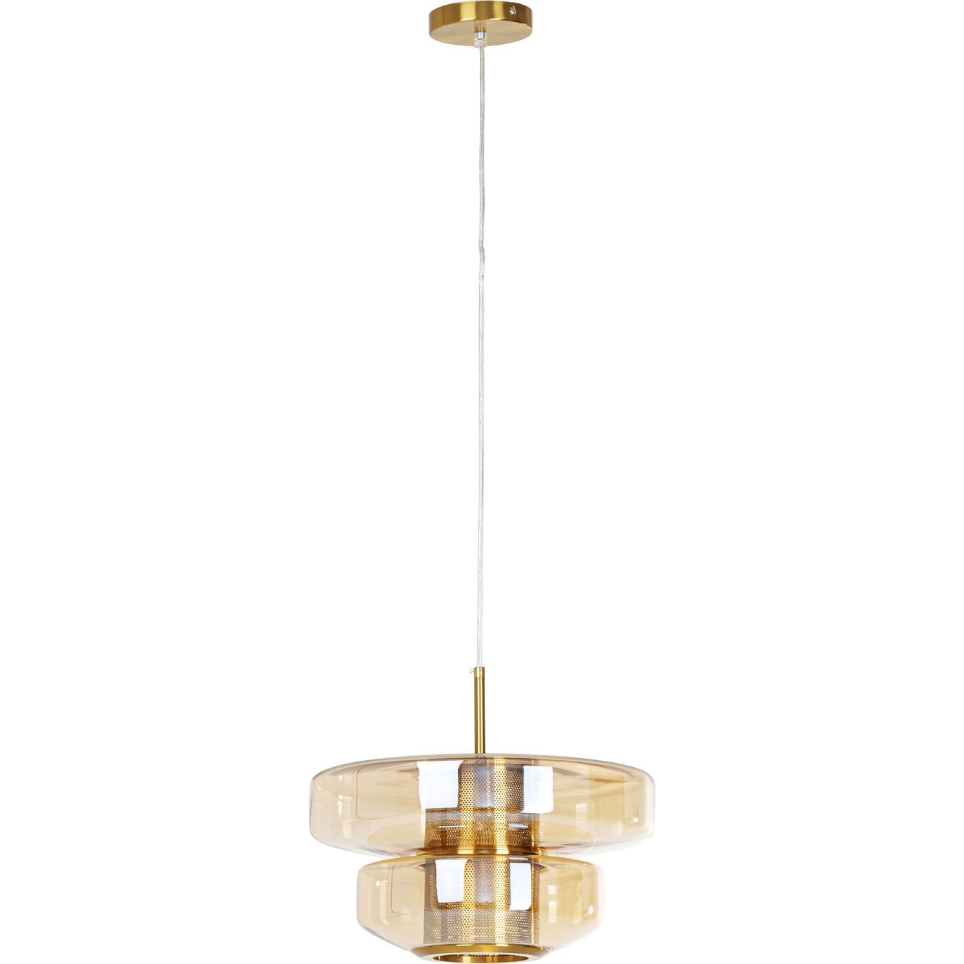 Kare Design Hanglamp Arcadia Ø34cm amber