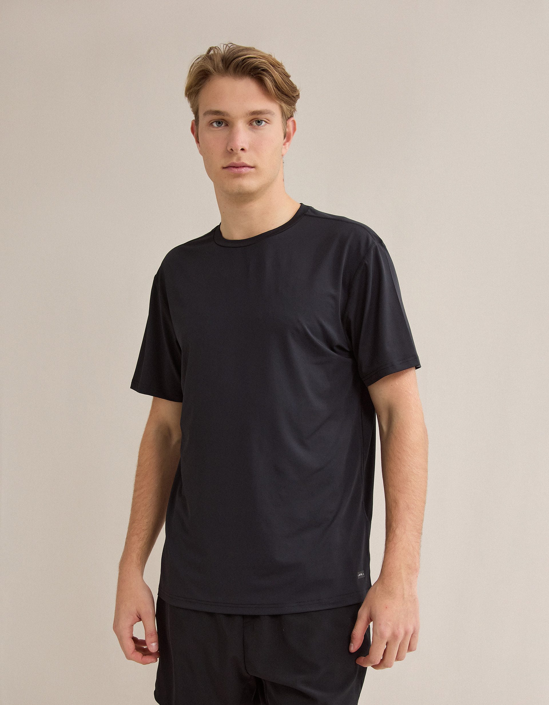T-shirt de Desporto, Homem, Preto