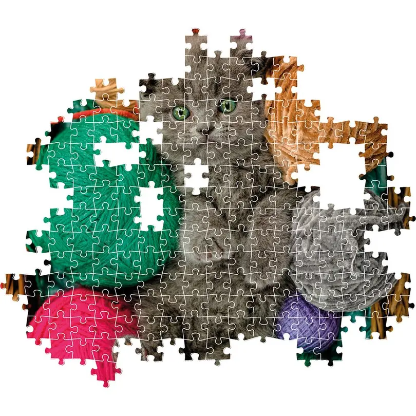 Puzzle Fluffy Kitten