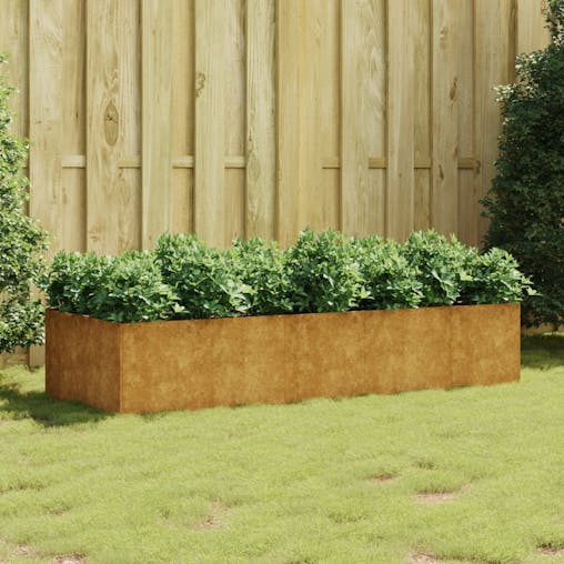 NNEVL Garden Raised Bed 200x80x40 cm Corten Steel