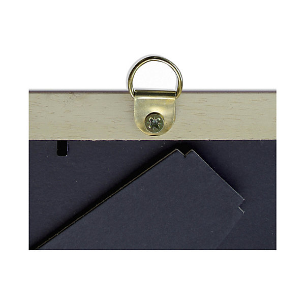 Anneau étrier - 18 mm avec vis à bois. vendu par 4 pièces