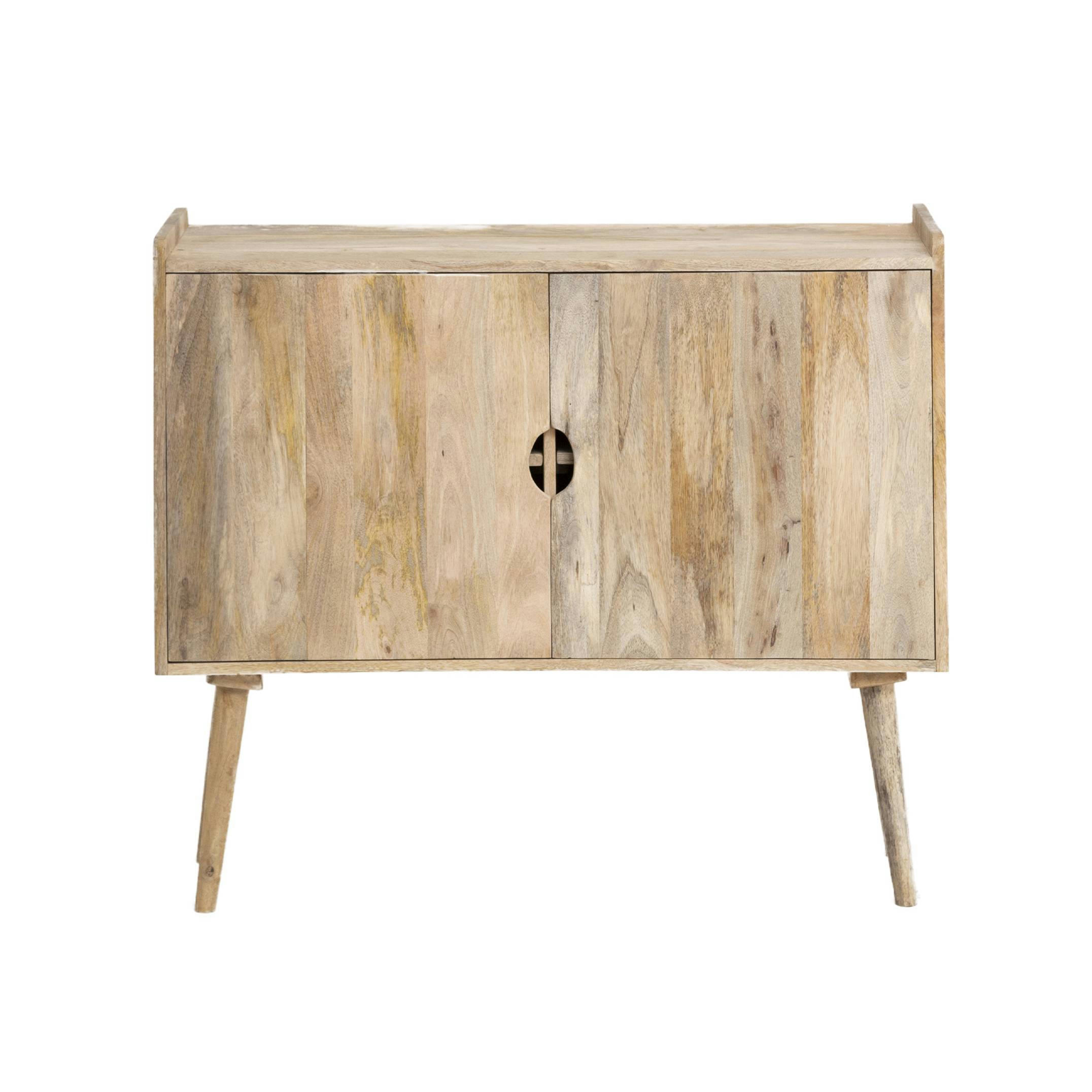 AUGUSTINE - Buffet en bois marron 100 cm