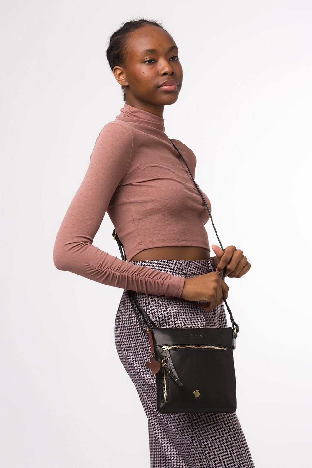 Conkca London Elf' Leather Cross Body Bag