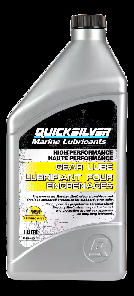 QuickSilver High Performance Marine Gear Lubricant SAE 90, 1-L