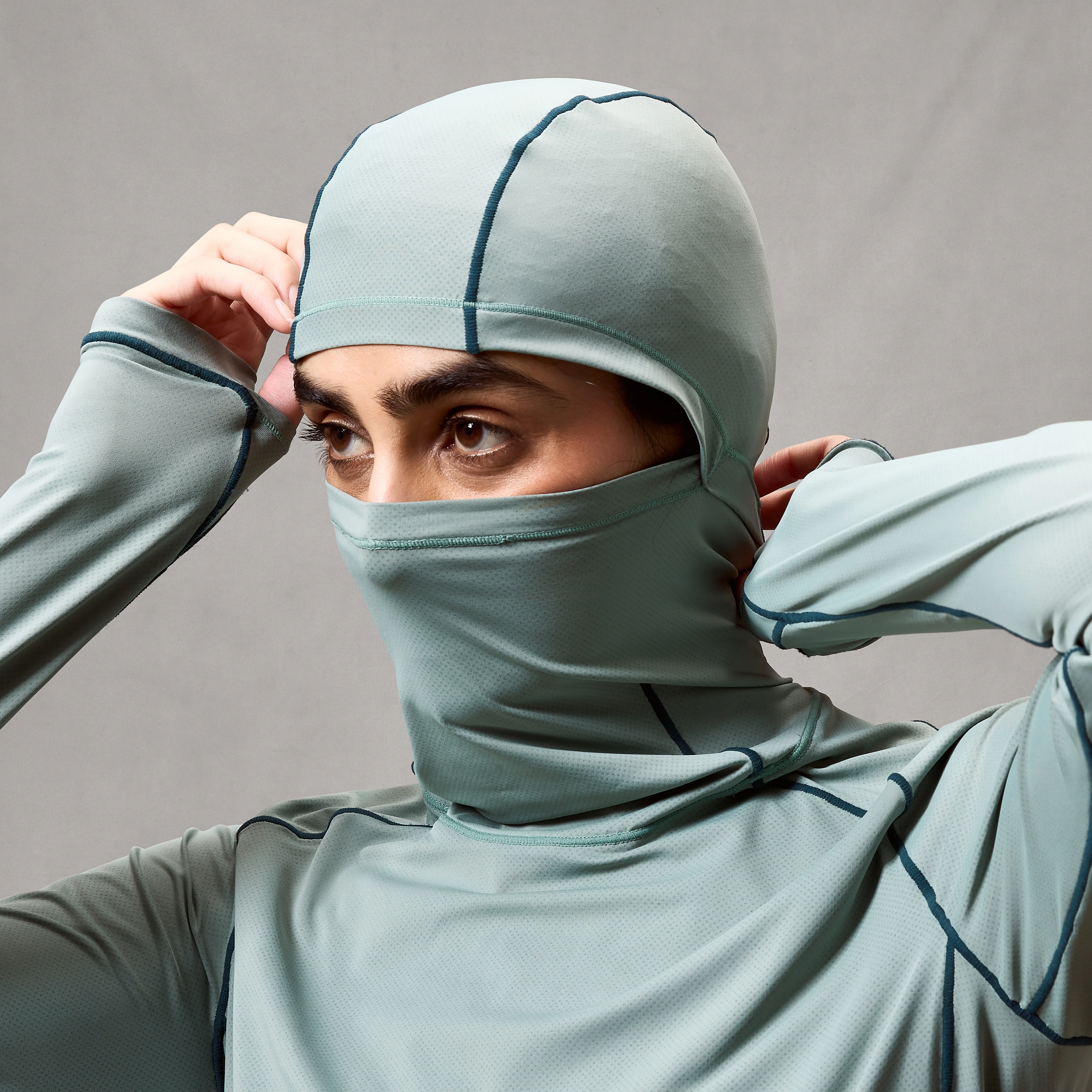 Women's AllTrack Rout Scuba Hoodie - Sage Green