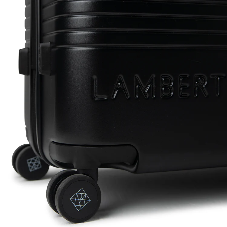 The Milan – Medium Black Check-In Suitcase