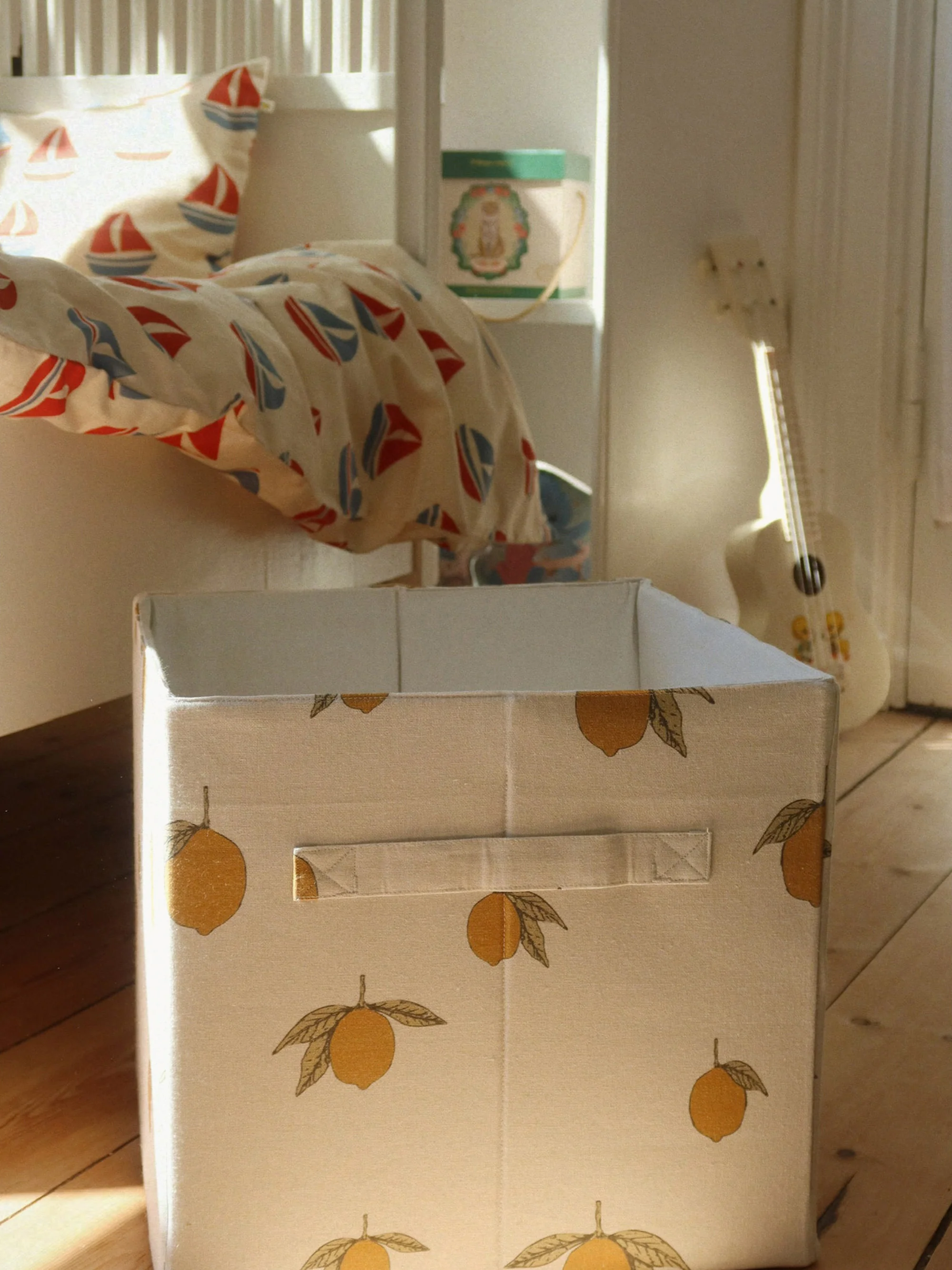 Kinder-Aufbewahrungsboxen Lemon, 2er-Set