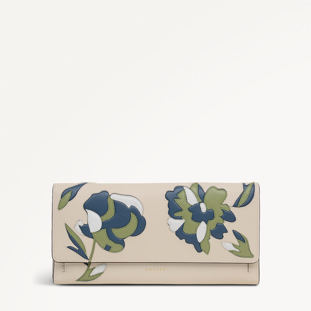 Floral - Large Flapover Wallet
