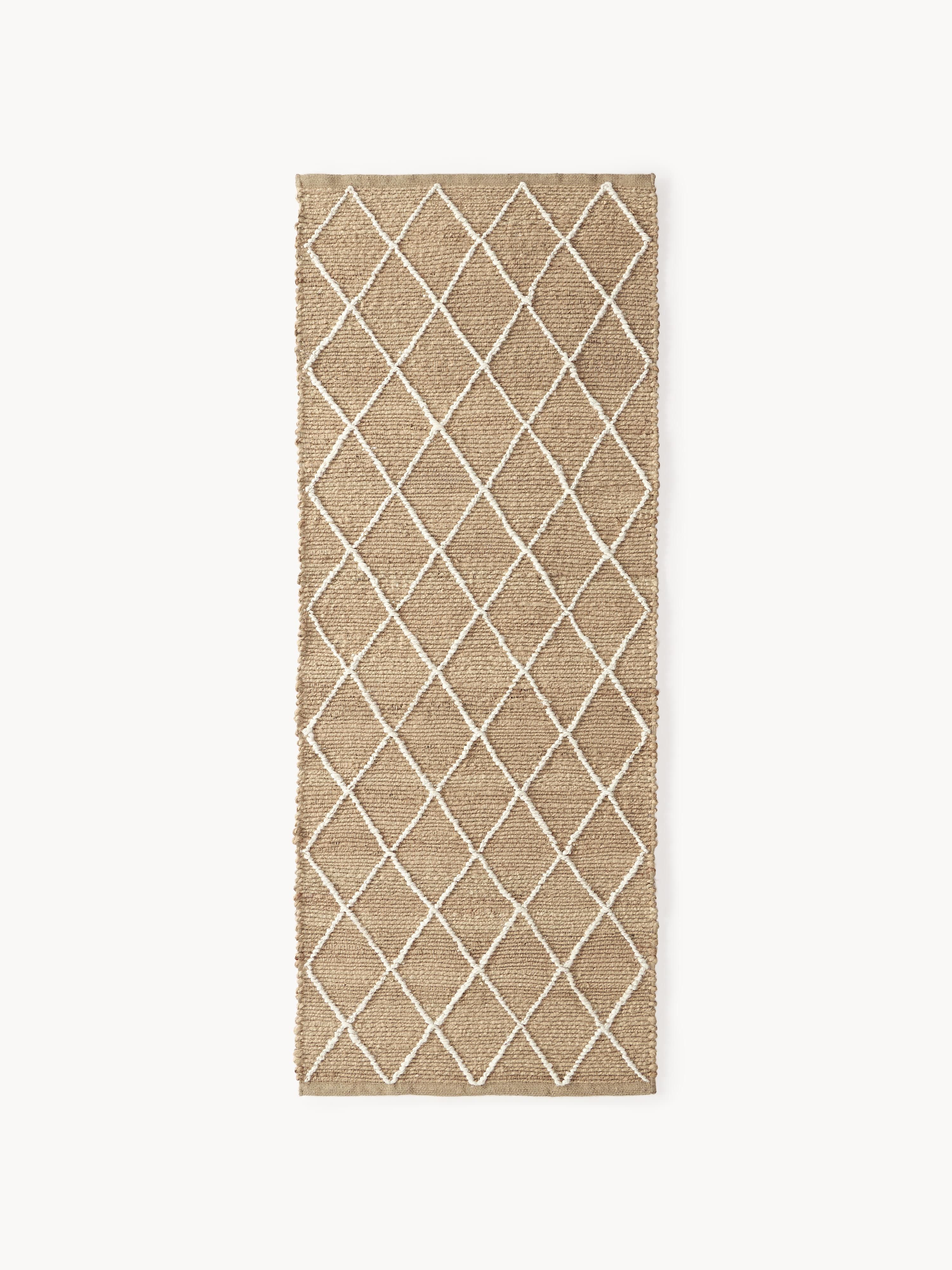 Handgefertigter Jute-Läufer Kunu