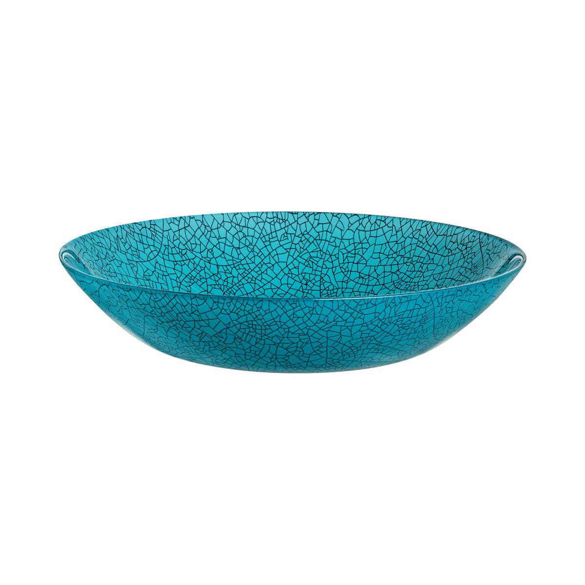 ICY - Assiette creuse bleue 20 cm