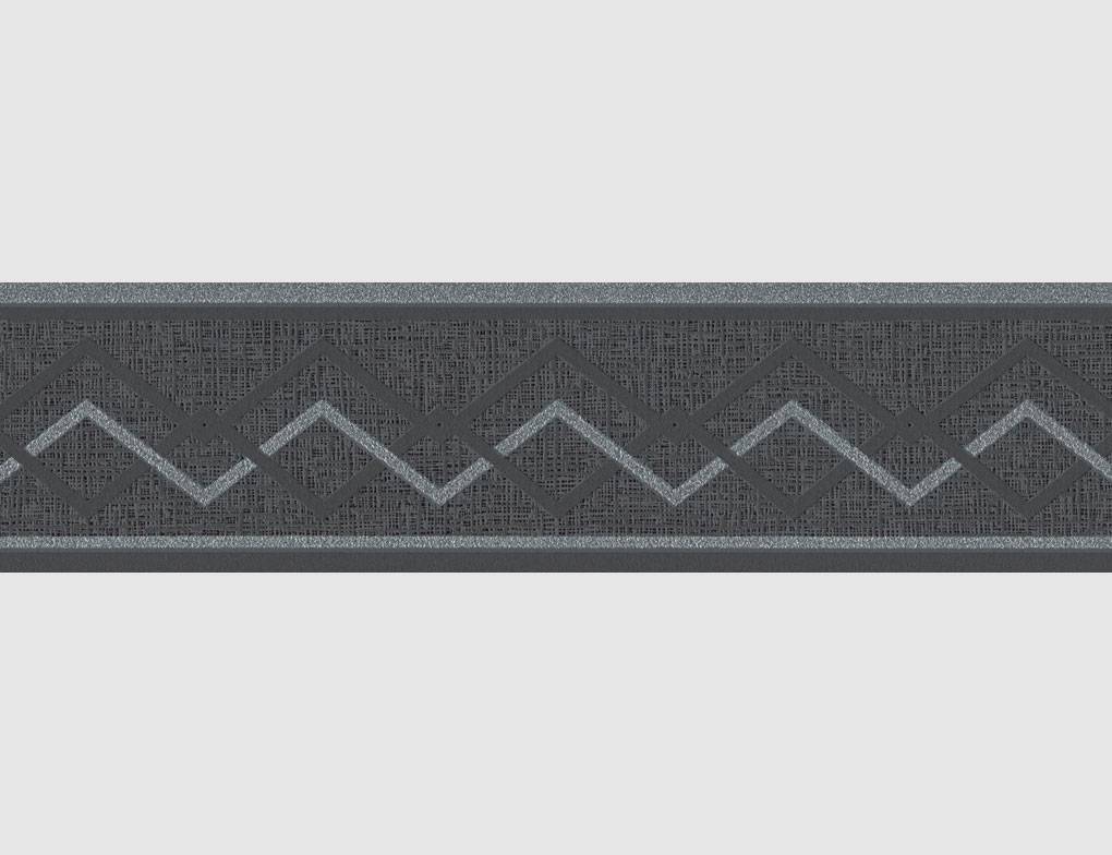 Tapetenborte Grafik Schwarz