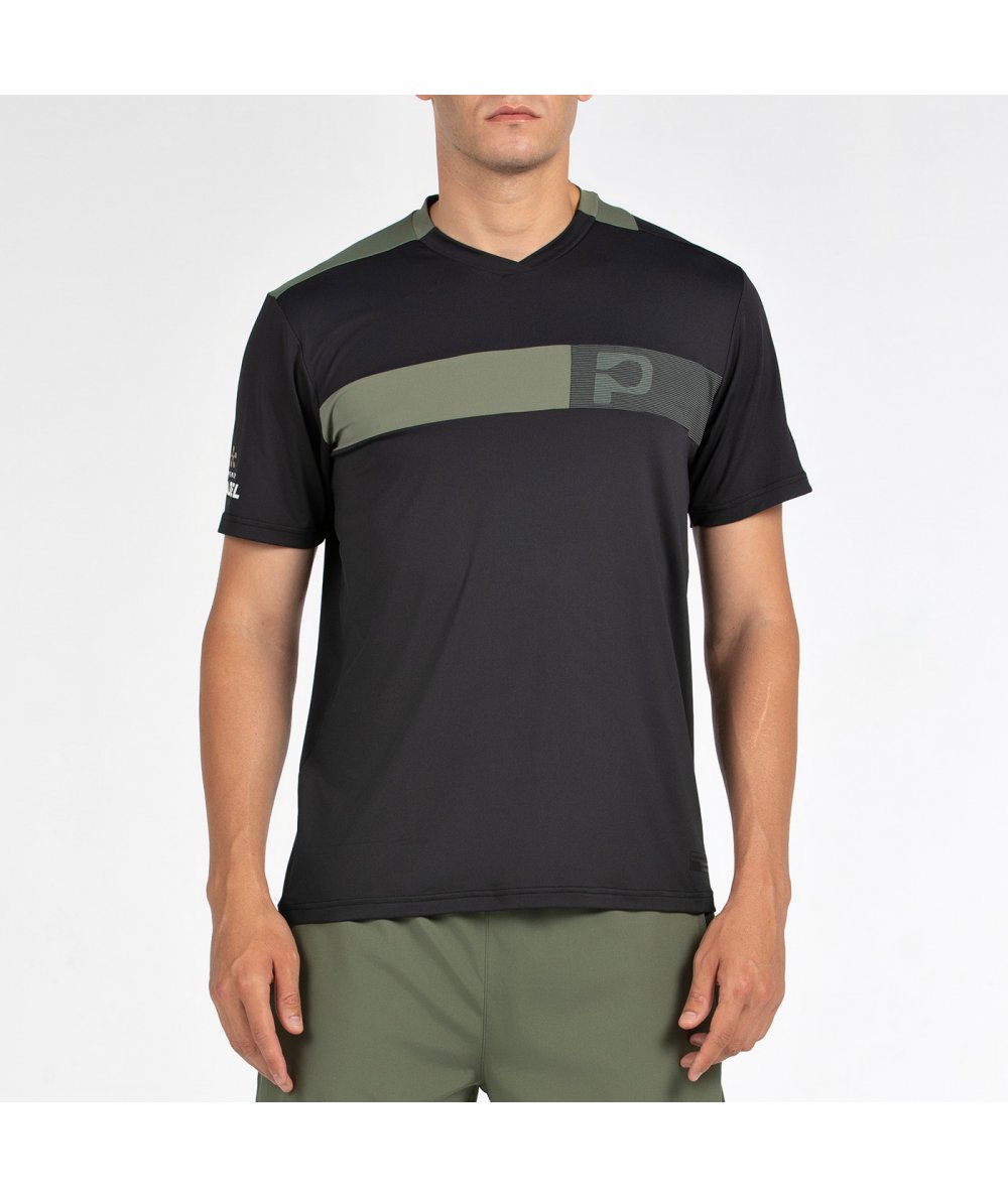 CAMISETA BULLPADEL PUYO NEGRO
