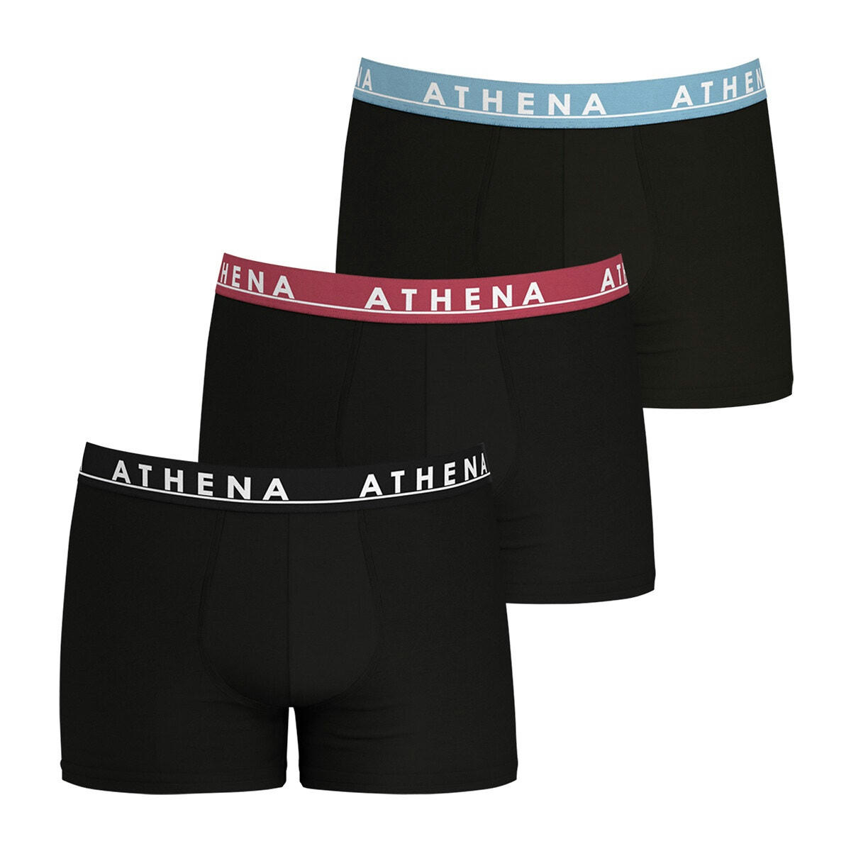 Lot de 3 boxers unis Easy Color