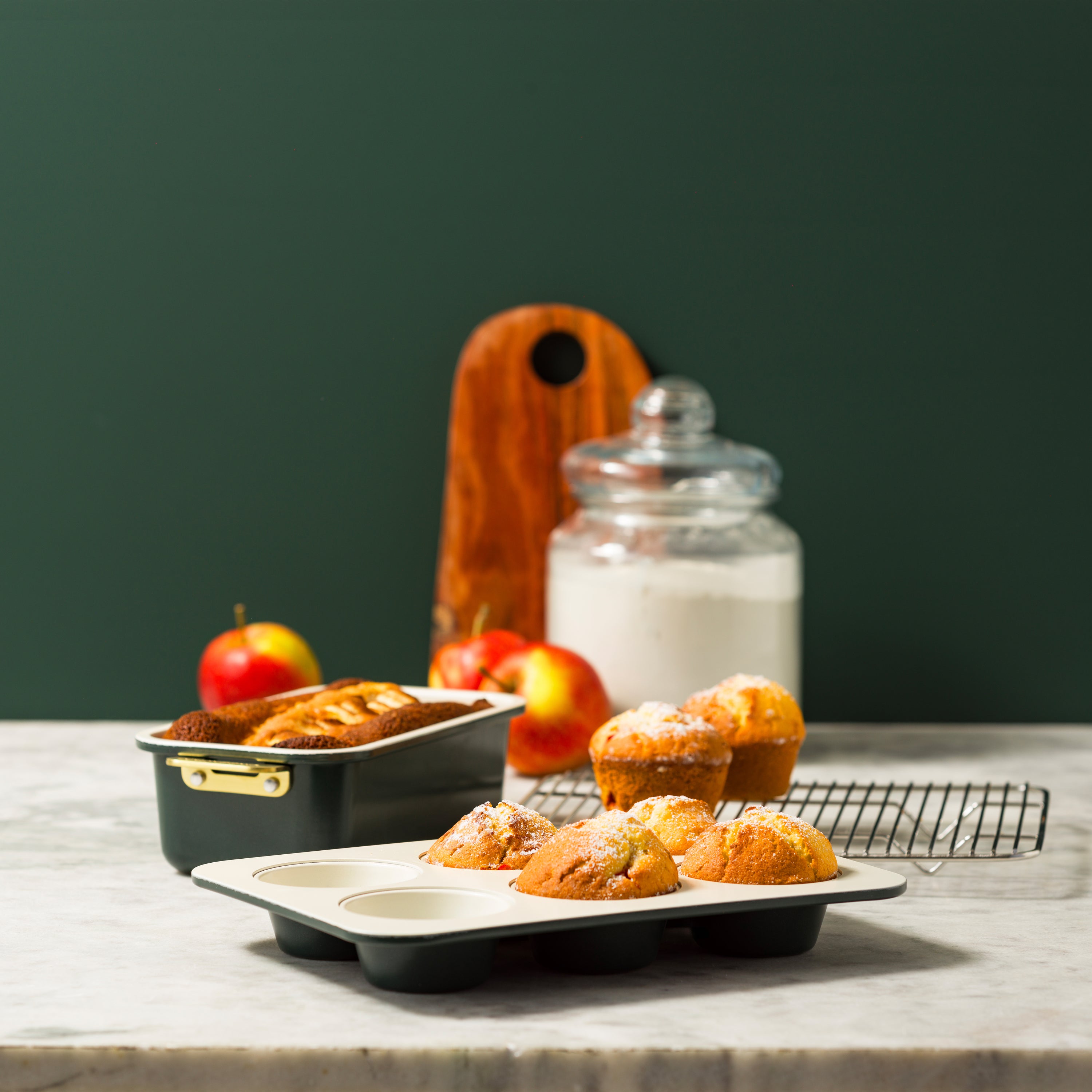 GreenPan Padova Reserve Bakset 6-delig - Groen