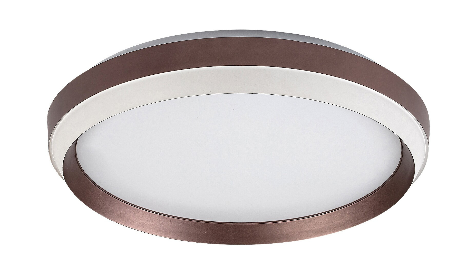 Plafon Fontanaokrągły brązowy LED 1x24W 39cm 1100lm IP20 Rabalux