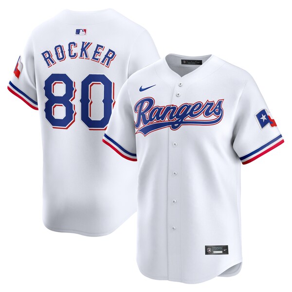 Kumar Rocker Texas Rangers Nike Home Limited Player Jersey - White