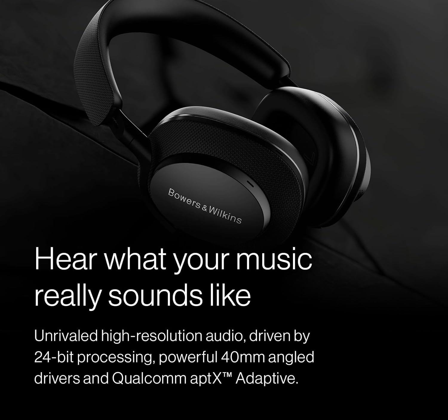Bowers & Wilkins Px7 S2e Bluetooth Headphones Over Ear  Enhanced Noise Cancellation & Transparency Mode  Crystal-Clear Calls  30-Hour Playback  Anthracite Black  Over-Ear Headphones