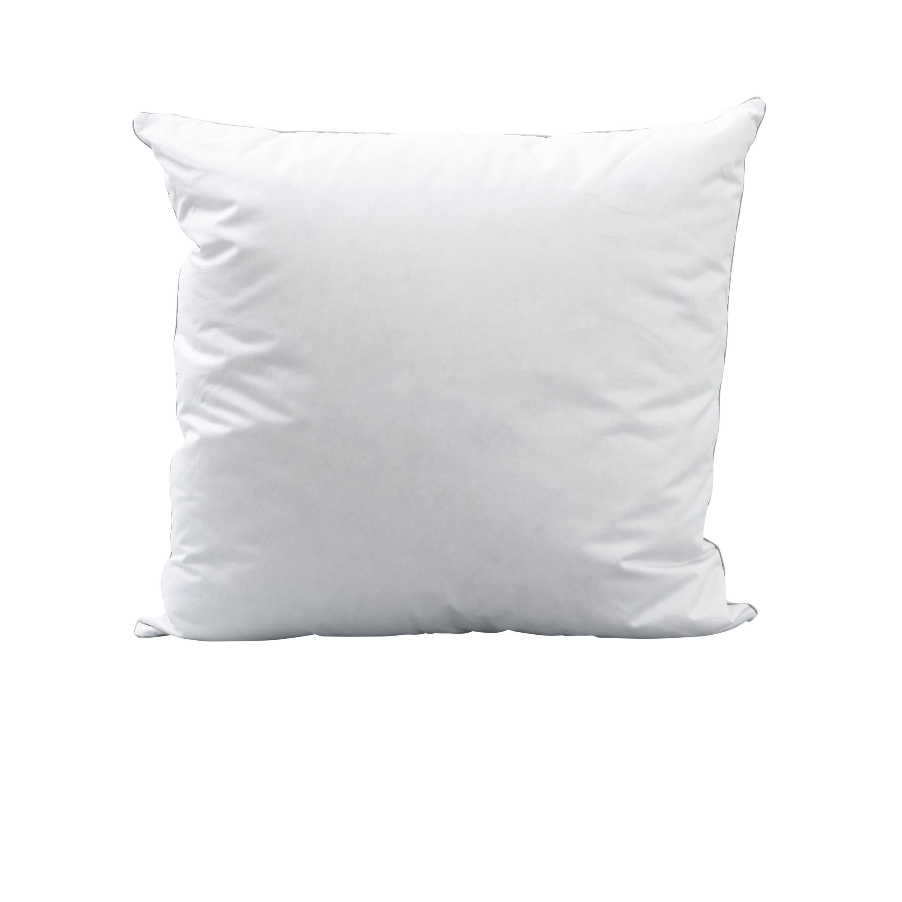 NEIGE - Oreiller carré moelleux duvet de canard blanc 64 x 64 cm